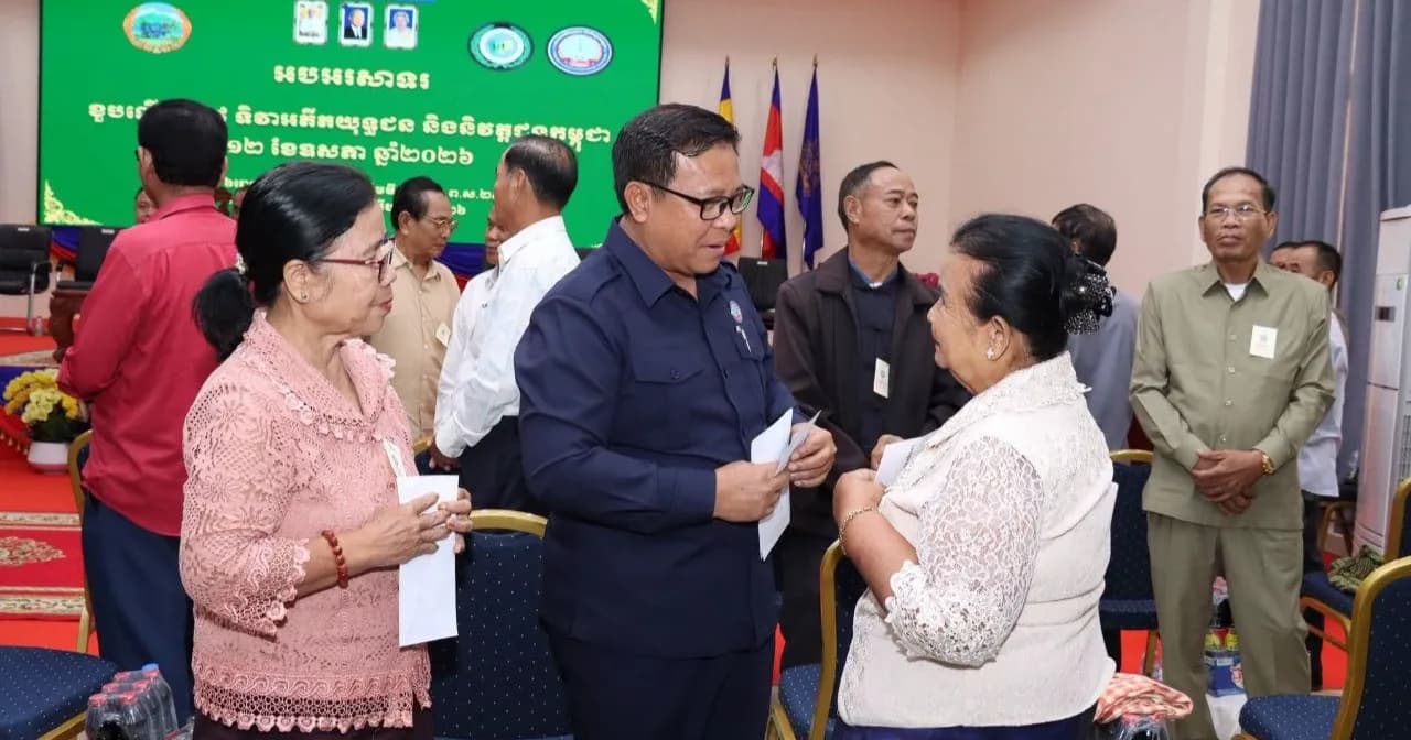 ខេត្តមណ្ឌលគិរី ប្រារព្វខួបអនុស្សាវរីយ៍លើកទី១៩ ទិវាអតីតយុទ្ធជន និងនិវត្តជនកម្ពុជា ១២ ឧសភា ឆ្នាំ២០២៦ ដើម្បីរំលឹកគុណូបការៈ និងវីរភាពដ៏ឧត្តុង្គឧត្តម