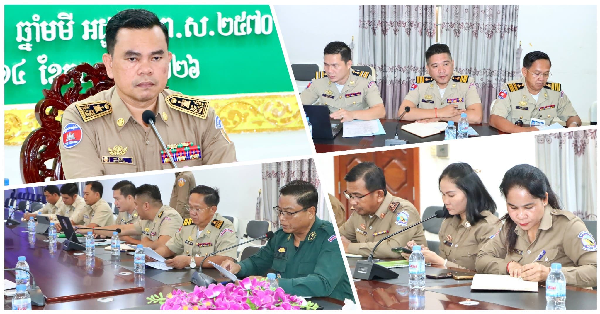 អភិបាលរងខេត្តកំពង់ចាម ដឹកនាំកិច្ចប្រជុំត្រៀមរៀបចំអនុគណៈកម្មការសុវត្ថិភាព និងសុខាភិបាល សម្រាប់ពិធីបុណ្យប្រណាំងទូកថ្នាក់ខេត្ត